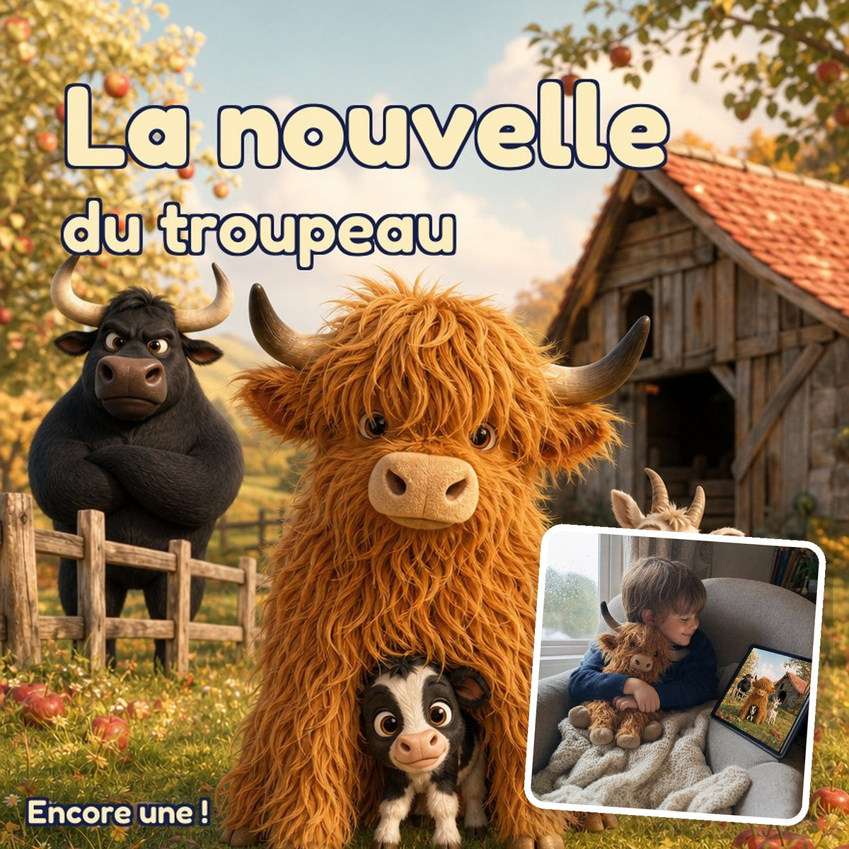 Caramel, la vache des Highlands