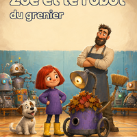 Zoé et le robot du grenier — l'affiche