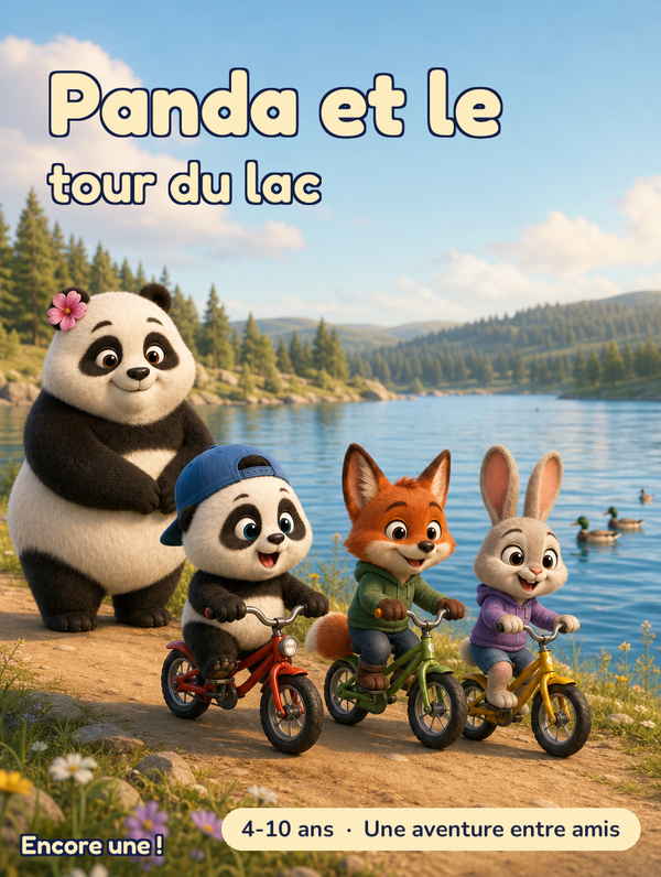 Panda et le tour du lac