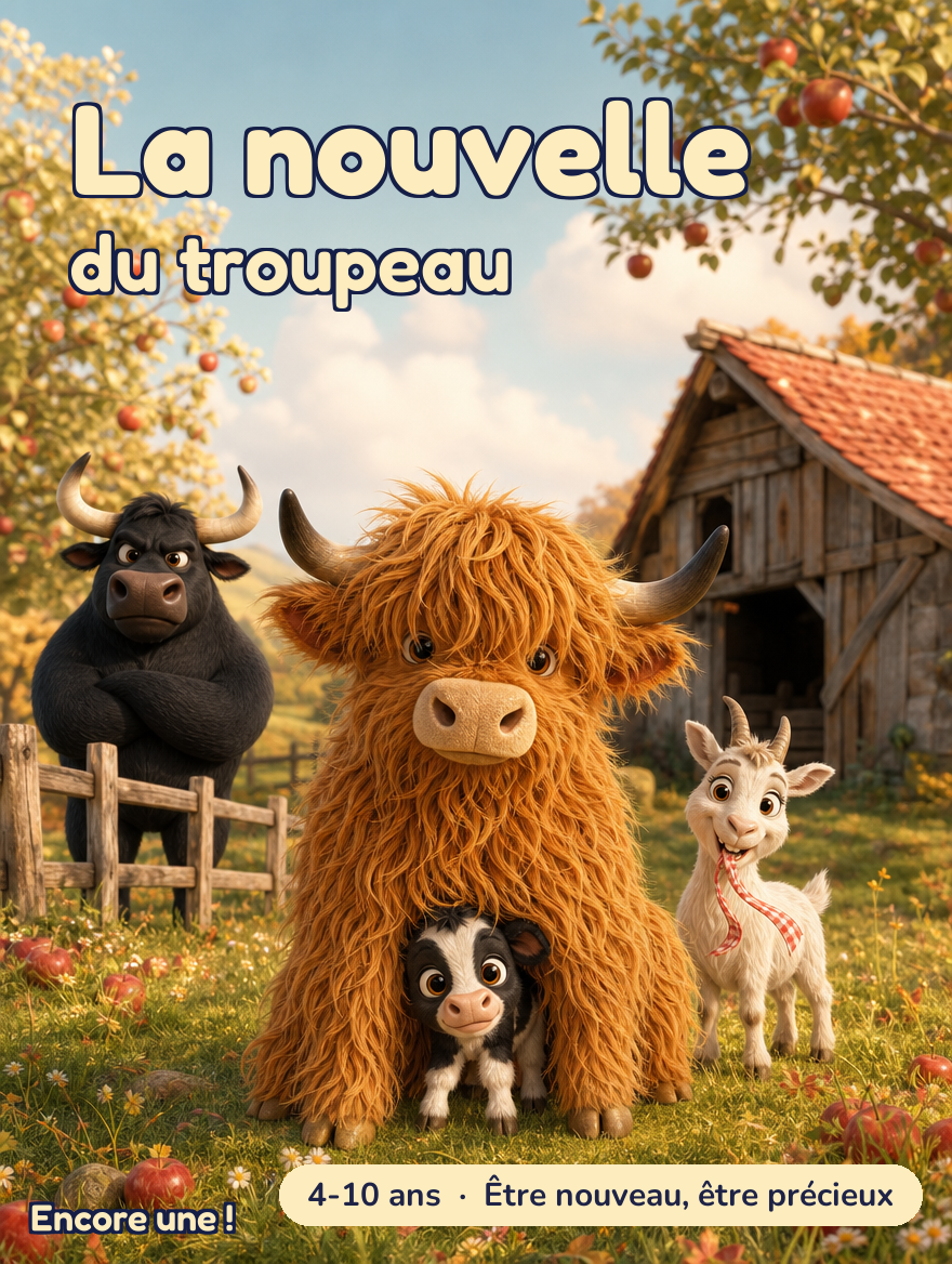 Caramel, la vache des Highlands