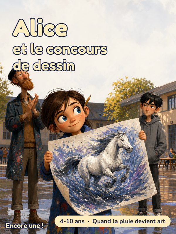 Alice et le concours de dessin