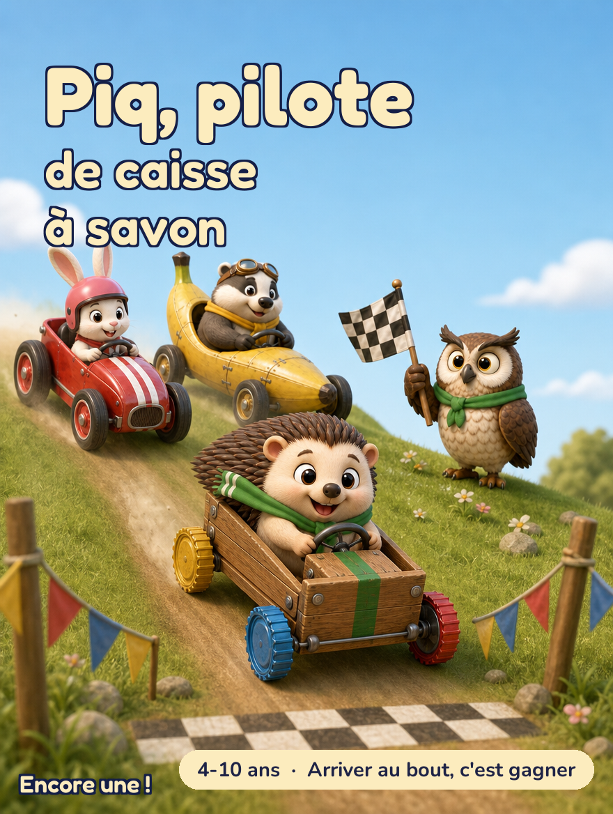 Piq, pilote de caisse à savon