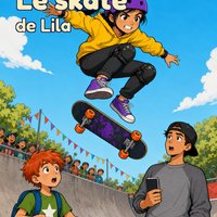 Le skate de Lila — l'affiche