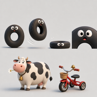 Boum-Boum cherche sa voiture — les personnages