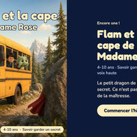 Flam et la cape de Madame Rose — la couverture sur le téléphone