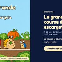 La grande course des escargots — la couverture sur le téléphone
