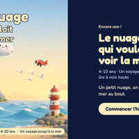 Le nuage qui voulait voir la mer — la couverture sur le téléphone