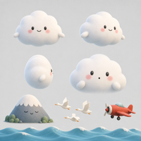 Le nuage qui voulait voir la mer — les personnages