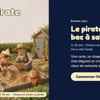 Le pirate du bac à sable — la couverture sur le téléphone