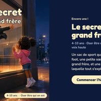 Le secret du grand frère — la couverture sur le téléphone