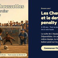 Les Chaussettes et le dernier penalty — la couverture sur le téléphone