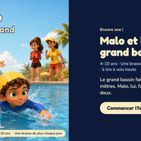 Malo et le grand bassin — la couverture sur le téléphone