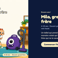Milo, grand frère — la couverture sur le téléphone