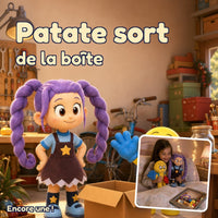 Lila et Patate · la couverture et son héros