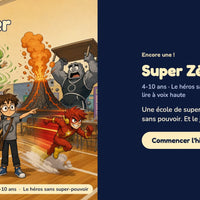 Super Zéro — la couverture sur le téléphone
