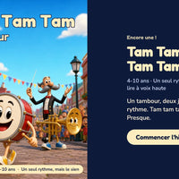 Tam Tam Tam Tambour — la couverture sur le téléphone