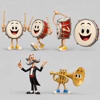 Tam Tam Tam Tambour — les personnages