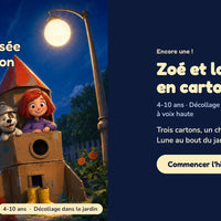 Zoé et la fusée en carton — la couverture sur le téléphone